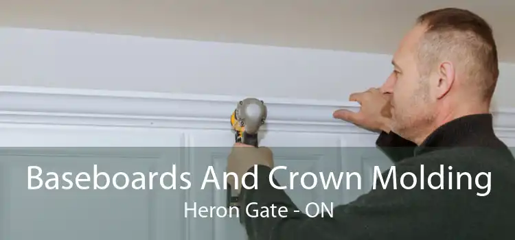 Baseboards And Crown Molding Heron Gate - ON