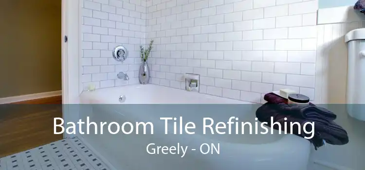 Bathroom Tile Refinishing Greely - ON