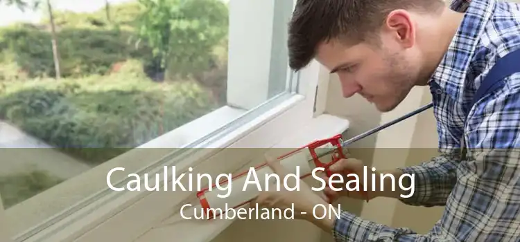 Caulking And Sealing Cumberland - ON