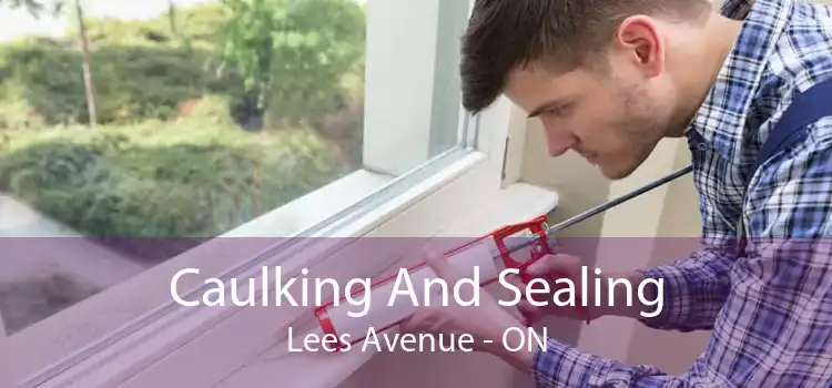 Caulking And Sealing Lees Avenue - ON