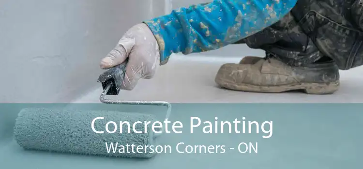 Concrete Painting Watterson Corners - ON