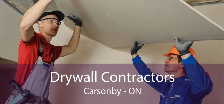 Drywall Contractors Carsonby - ON