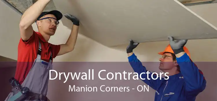 Drywall Contractors Manion Corners - ON