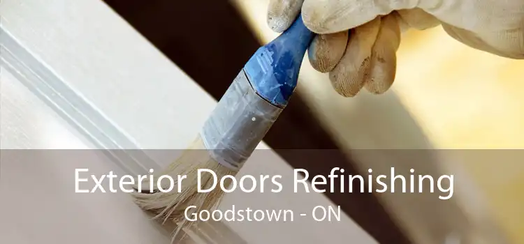 Exterior Doors Refinishing Goodstown - ON