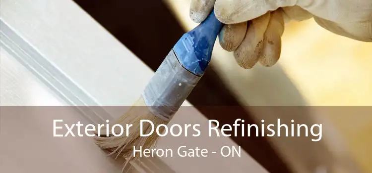 Exterior Doors Refinishing Heron Gate - ON