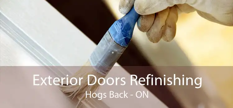 Exterior Doors Refinishing Hogs Back - ON