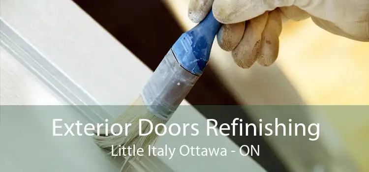 Exterior Doors Refinishing Little Italy Ottawa - ON