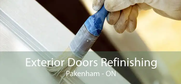 Exterior Doors Refinishing Pakenham - ON
