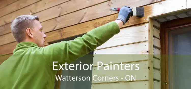 Exterior Painters Watterson Corners - ON