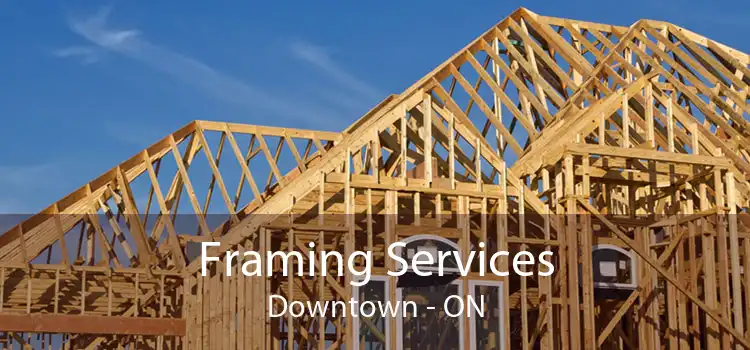 Framing Services Downtown - ON