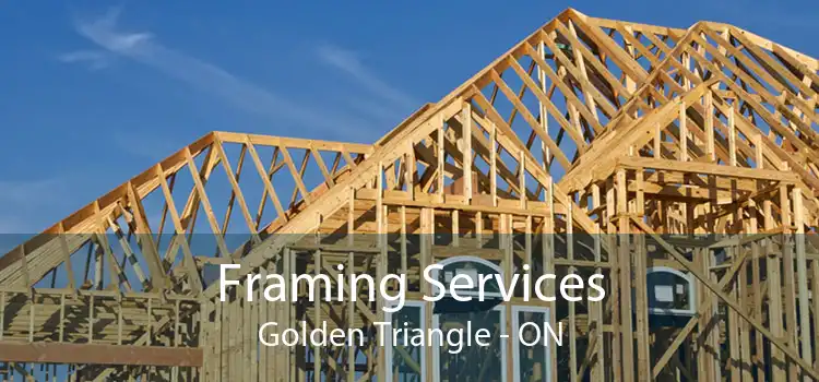 Framing Services Golden Triangle - ON