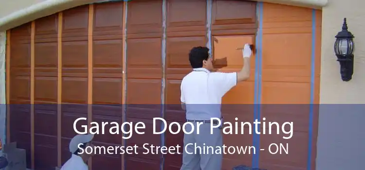 Garage Door Painting Somerset Street Chinatown - ON