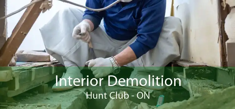 Interior Demolition Hunt Club - ON