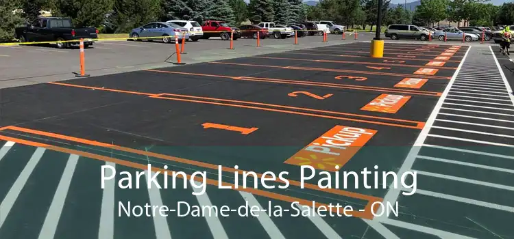 Parking Lines Painting Notre-Dame-de-la-Salette - ON