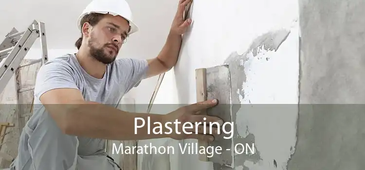 Plastering Marathon Village - ON