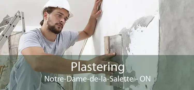 Plastering Notre-Dame-de-la-Salette - ON