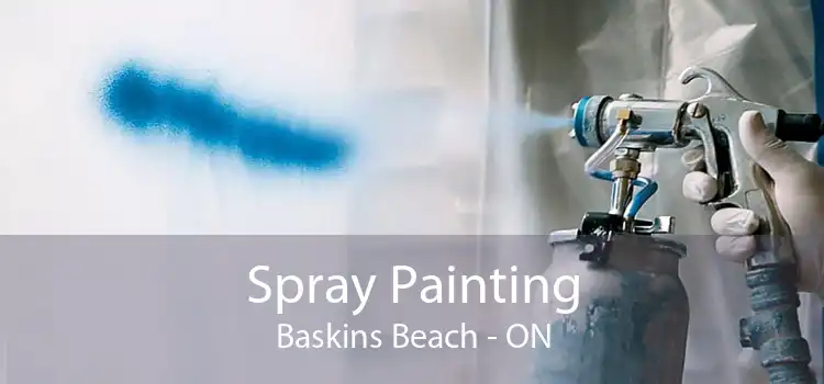 Spray Painting Baskins Beach - ON