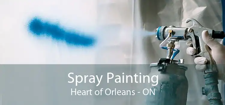 Spray Painting Heart of Orleans - ON