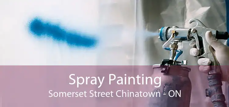 Spray Painting Somerset Street Chinatown - ON