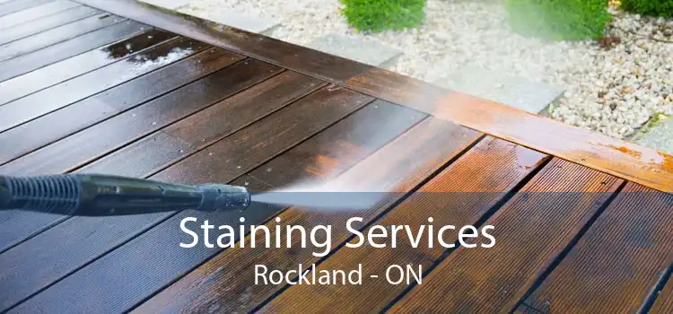 Staining Services Rockland - ON