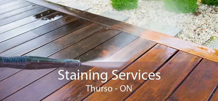 Staining Services Thurso - ON